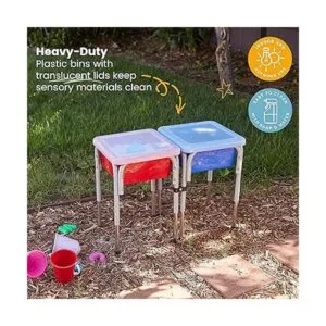ECR4Kids Mesas modulares de juego con arena y agua con_2