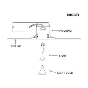 NICOR Lighting MedioEdison Base Socket Adaptador de_4