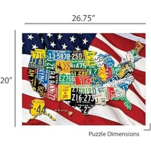 State Plates Rompecabezas de 400 piezas_4