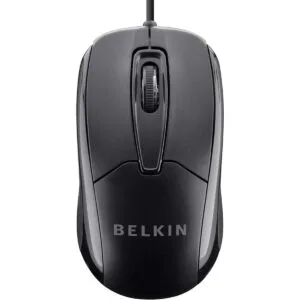 Belkin F5M010qBLK Ratón óptico USB con cable de 5 pies_1