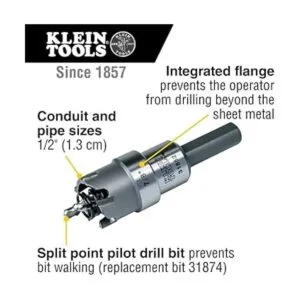 Klein Tools 31852 Cortador de agujeros resistente_2
