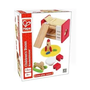 Muebles de madera para habitación de casa de muñecas con