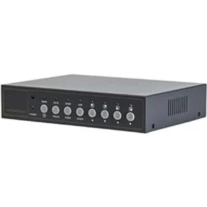 Instalador CCTV 4CH Video Color Quad Multiplexor con