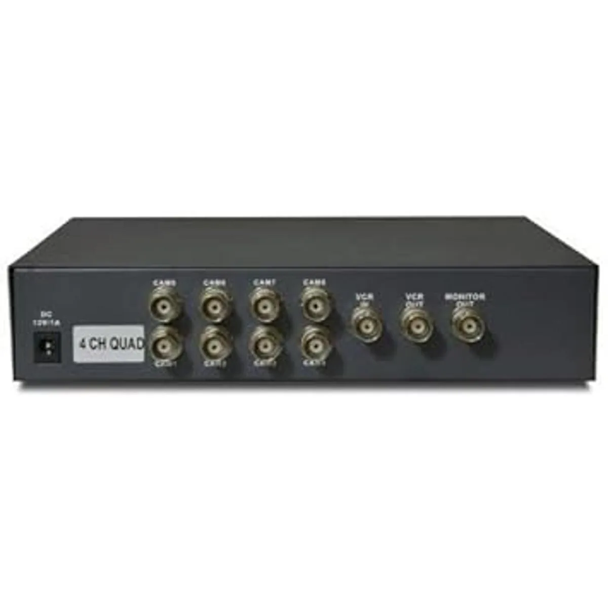 Instalador CCTV 4CH Video Color Quad Multiplexor con