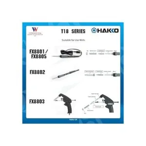 Hakko T18BR02 Punta de soldadura de la serie T18 para