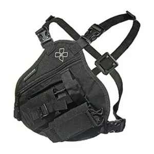 Coaxsher Radio Chest Harness for 2 Way Radio and Hand Held_1