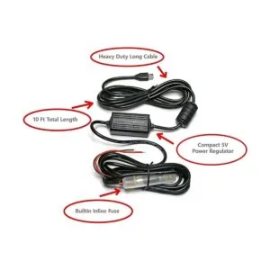 EDO Tech Kit de cable de alimentación de coche ultra