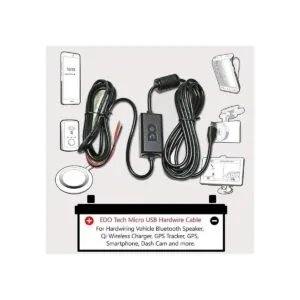 EDO Tech Kit de cable de alimentación de coche ultra
