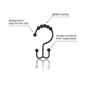 Aros de metal Maytex para regadera_3