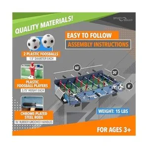 Sport Squad FX40 40 inch Table Top Foosball Table for s_5