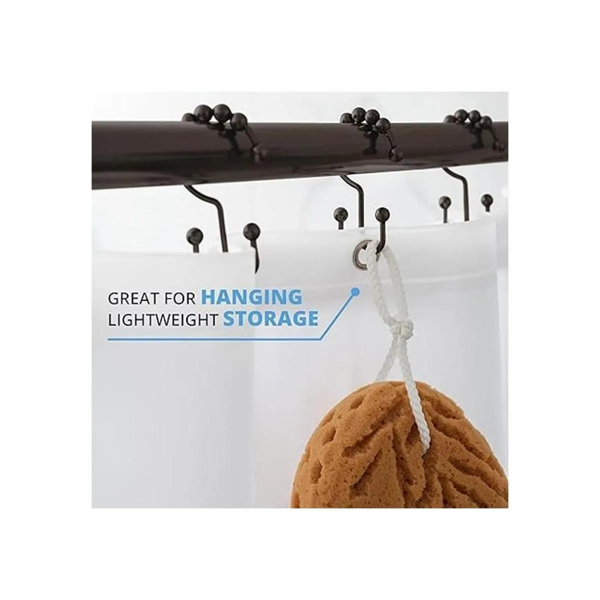 Aros de metal Maytex para regadera_4