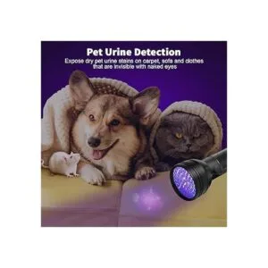 Escolite Linterna UV de luz negra 51 LED de 395 nM_2