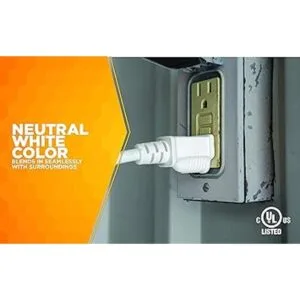 Cable de extensión Woods de 8 pies con bloqueador de_6