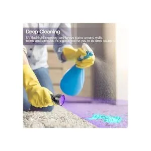 Escolite Linterna UV de luz negra 51 LED de 395 nM_3