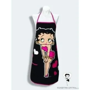 Spoontiques Betty Boop Delantal negro_3