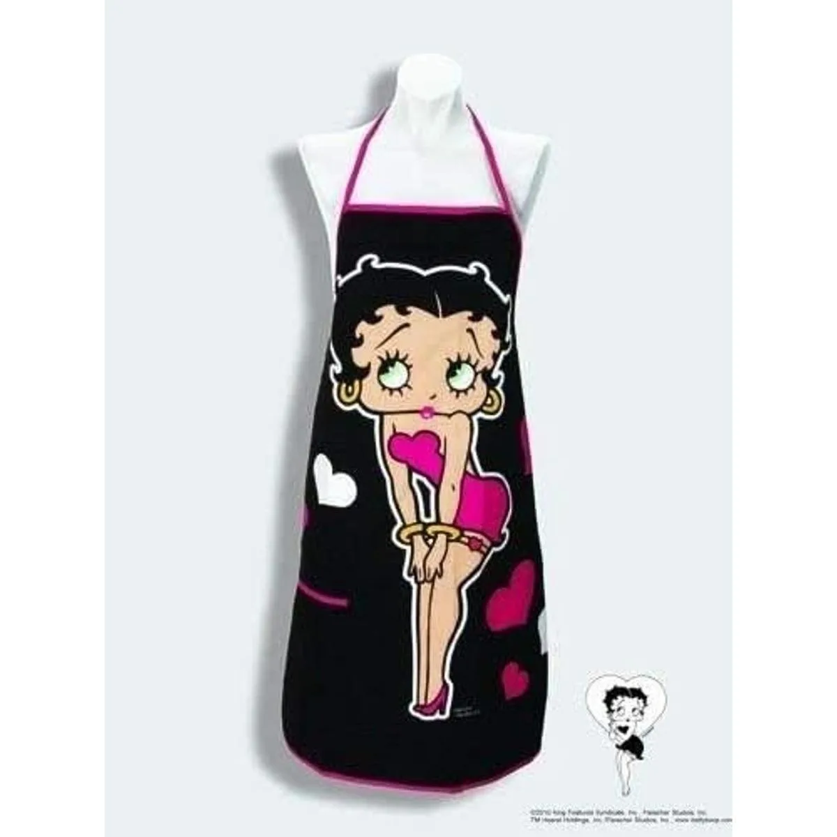 Spoontiques Betty Boop Delantal negro_3