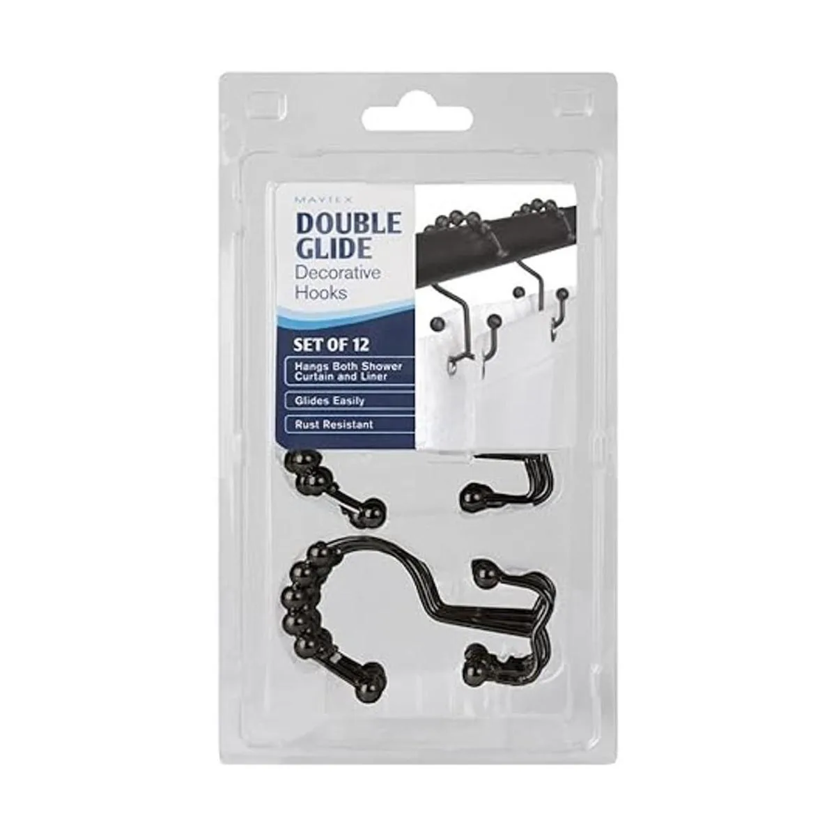 Aros de metal Maytex para regadera_6