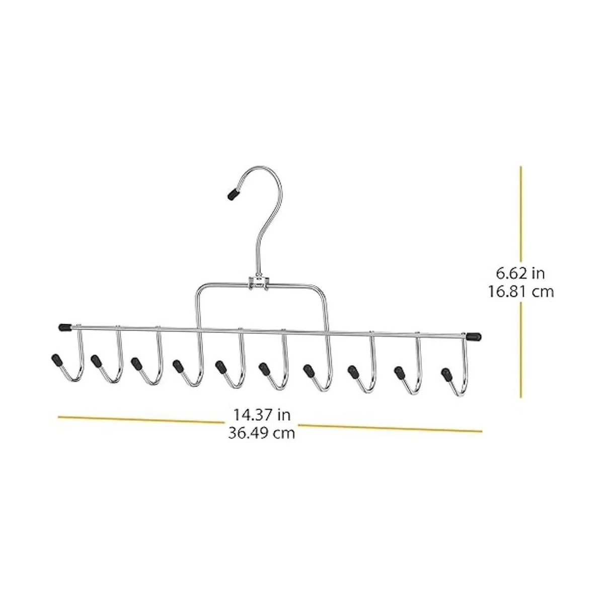 Gancho con 10 colgadores para accesorios Whitmor_5