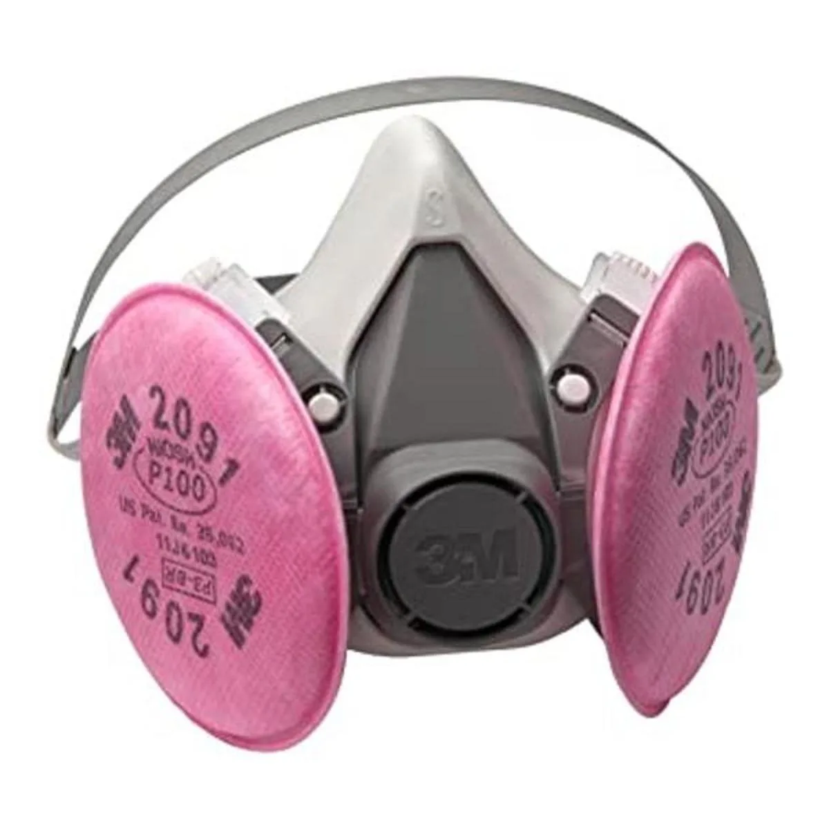Mascarilla respiratoria de protección P100 de medio rostro_1