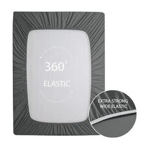 Sábanas bajeras Cathay Home individuales de poliéster_4