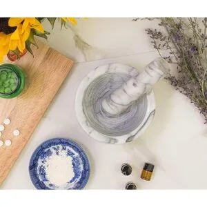 HIC Mortar and Mortle Spice Juego de trituradora de