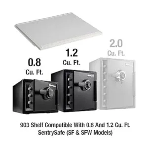 SentrySafe Inserto de estante para cajas fuertes ignífugas_5