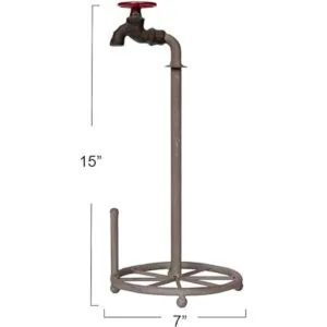 Creativo cooperativo rústico metal grifo papel toalla_4