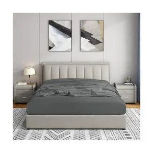 Sábanas bajeras Cathay Home individuales de poliéster_6