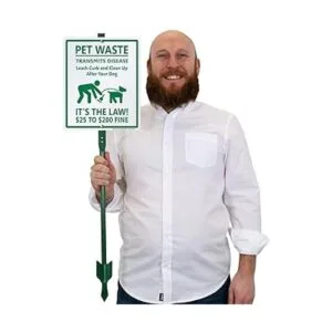 SmartSign Pet Waste Transmits Disease Clean Up After Your_4