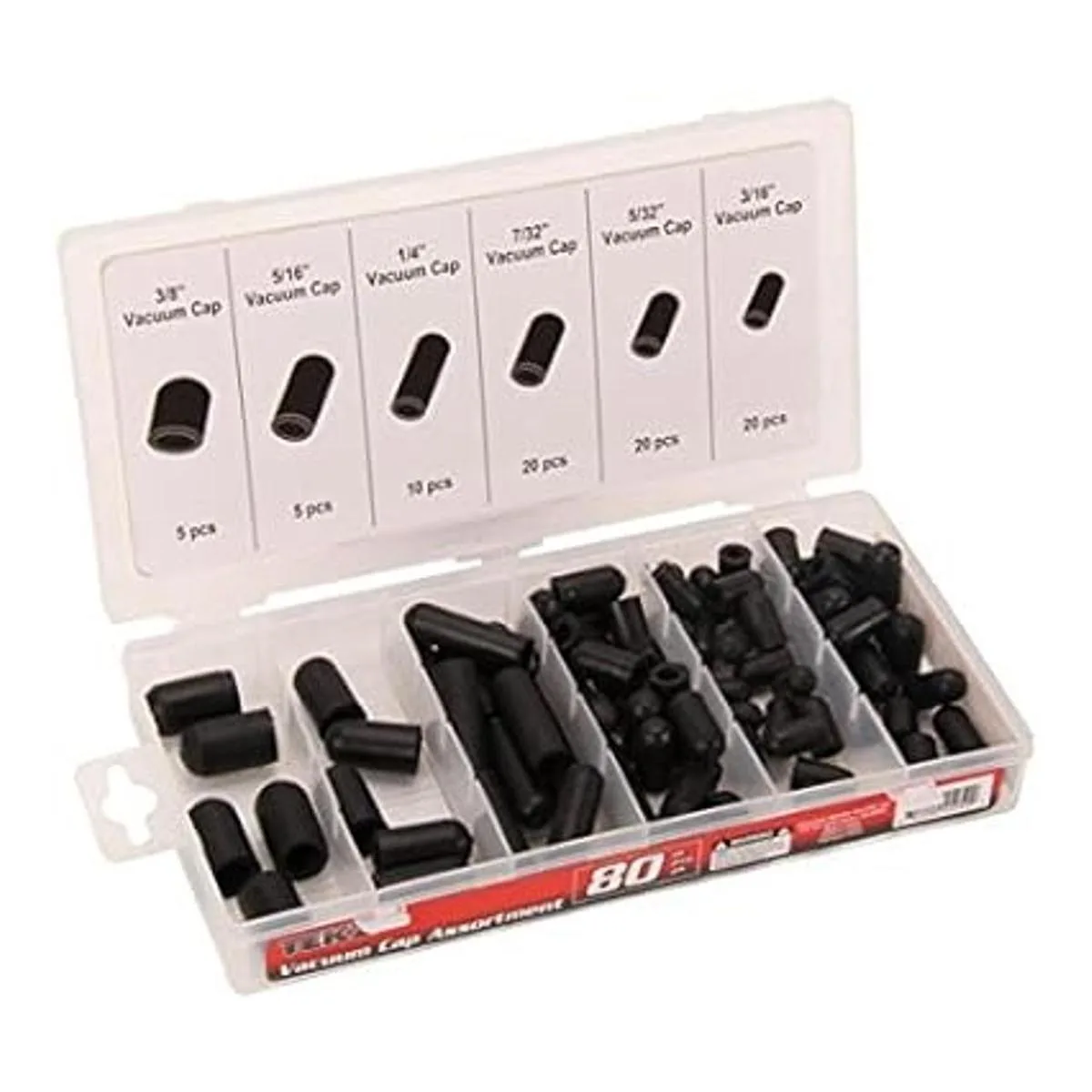 Titan TIT45252 Surtido de tapas de vacío de 80 piezas_2