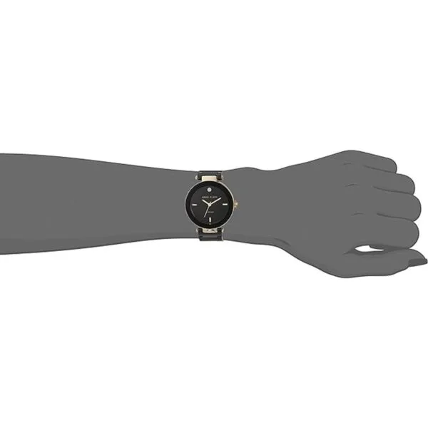 Anne Klein Womens Genuine Diamond Dial Ceramic Bracelet_3