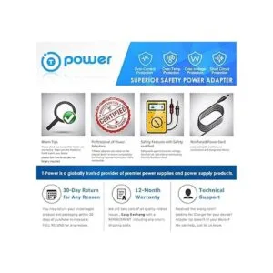 TPower Ac Dc adaptador cargador compatible con iHome iPL8_3