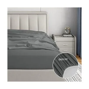 Sábanas bajeras Cathay Home individuales de poliéster_2