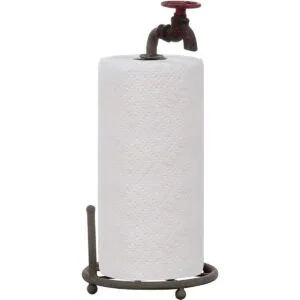Creativo cooperativo rústico metal grifo papel toalla_2