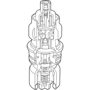 Moen Grifo de baño comercial MPress cromado de montaje