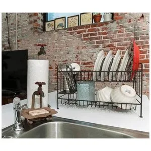 Creativo cooperativo rústico metal grifo papel toalla_3