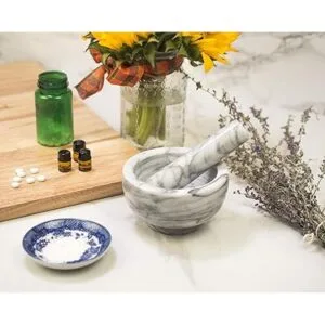 HIC Mortar and Mortle Spice Juego de trituradora de