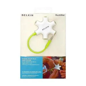 Bifurcador de auriculares Belkin Rockstar 1 Verde claro_3