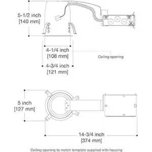 Halo Recessed H995RICAT6PK Carcasa de remodelación LED IC_2