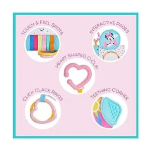 Libro suave para bebés con diseño de Minnie Mouse On The_3