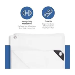 Kotap TRW0820 Lona de polietileno resistente de 8 mil con