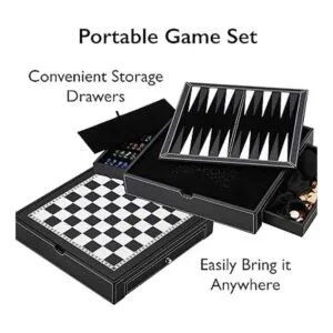 Mainstreet Classics Broadway Juego de mesa combinado 5 en 1_4