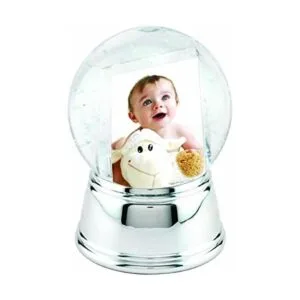 Foto globo de nieve con base de plata_1