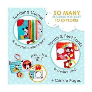 KIDS PREFERRED Mickey Mouse at The Park Libro suave para_3