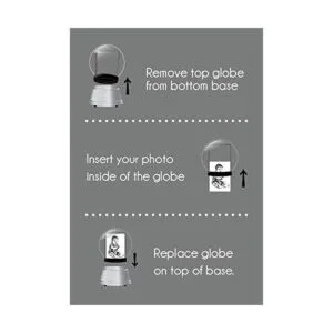 Foto globo de nieve con base de plata_3