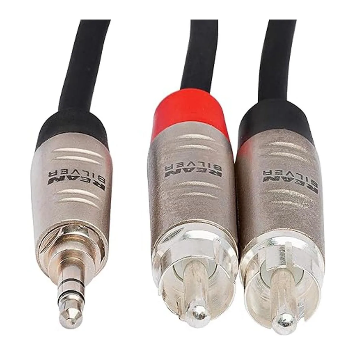 Hosa HMR003Y Cable de audio 0.138 in TRS a doble RCA 3_4