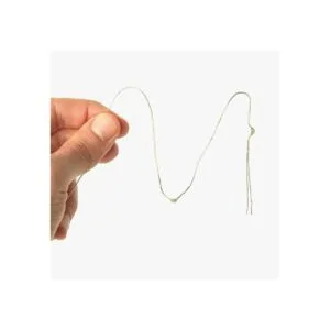 Rtgs Micro Cadena delgada de 100 luces LED de color blanco