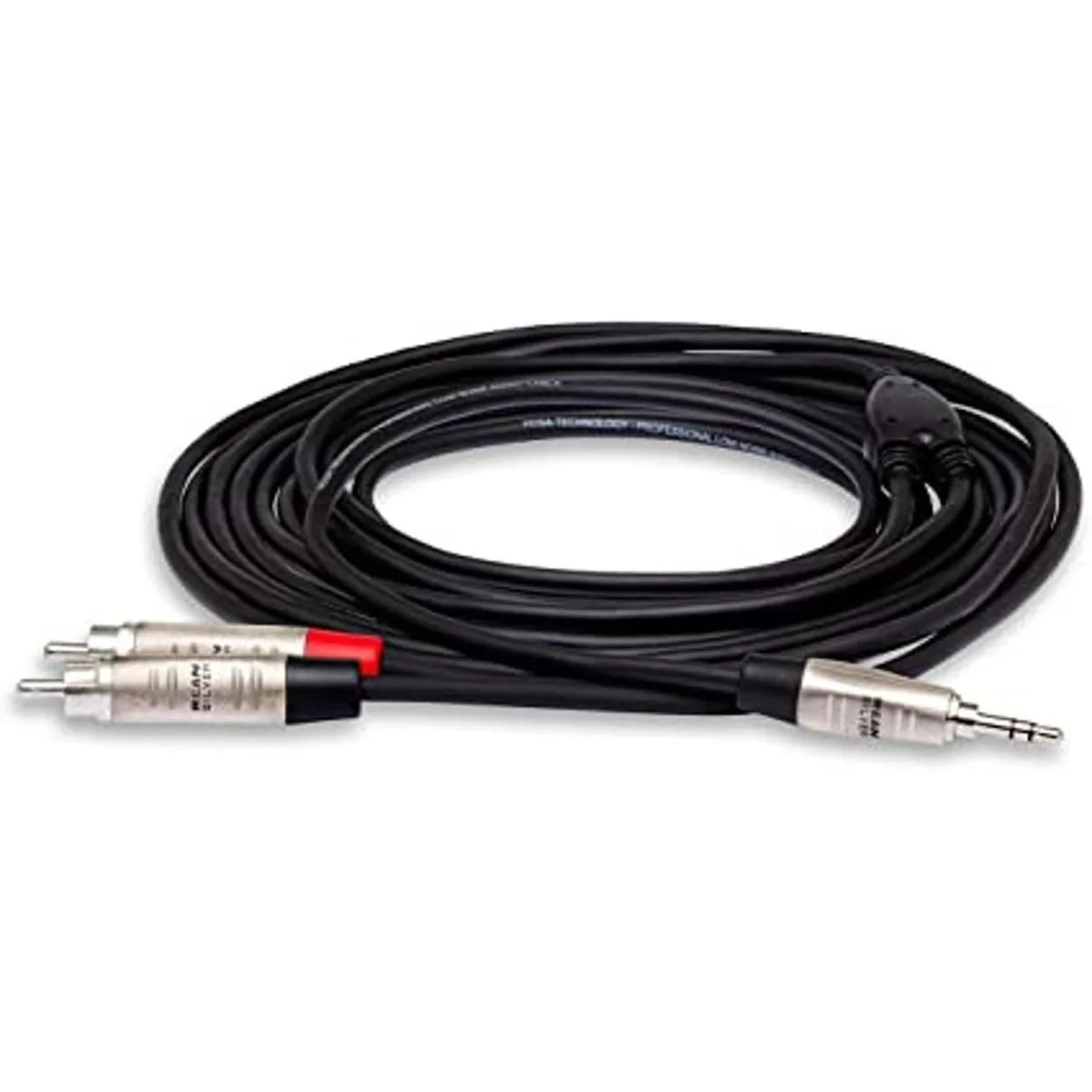 Hosa HMR003Y Cable de audio 0.138 in TRS a doble RCA 3_1