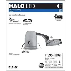 Halo Recessed H995RICAT6PK Carcasa de remodelación LED IC_3
