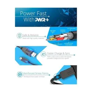 PWR Cable Mini USB a USB Cable para Garmin GPS portátil_3